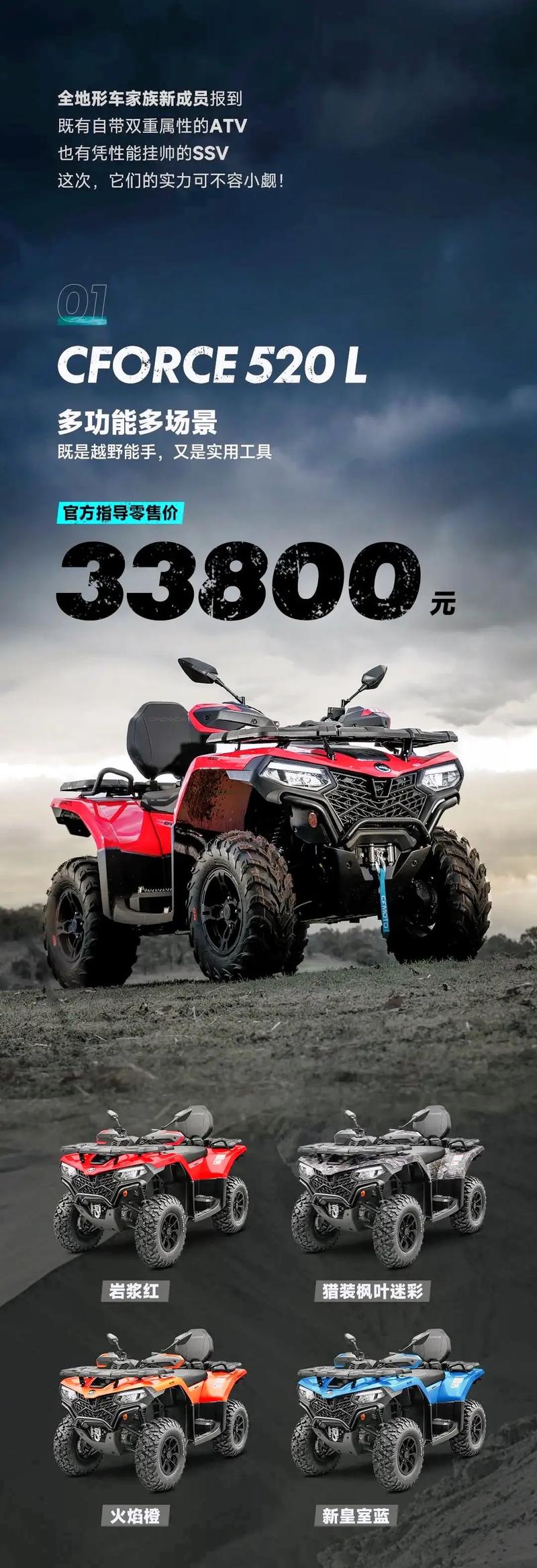 最新全地形車，越野的極致體驗